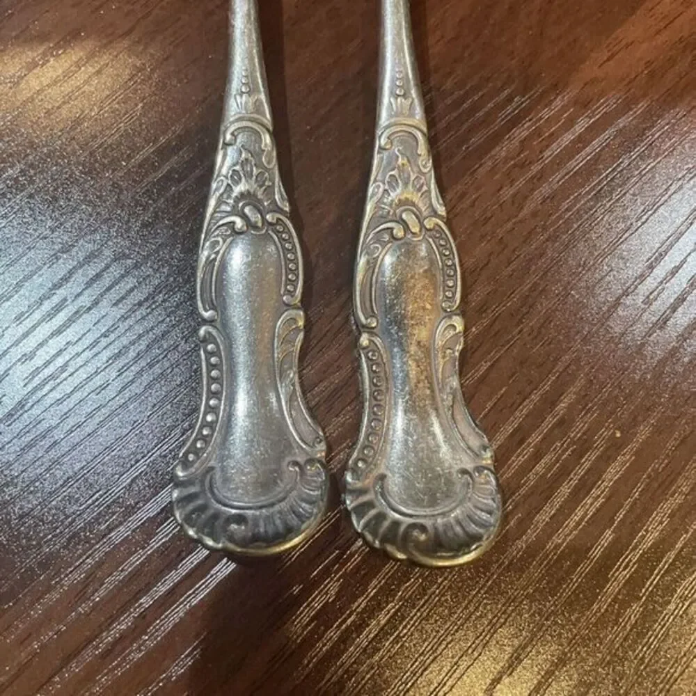 ANTIQUE‎ 1880 Pairpoint Mfg Co. SIlverplate Dinner Fork Set of 2